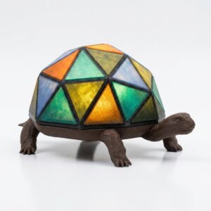 Lámpara Tortuga 3D - Impresión 3D Multicolor