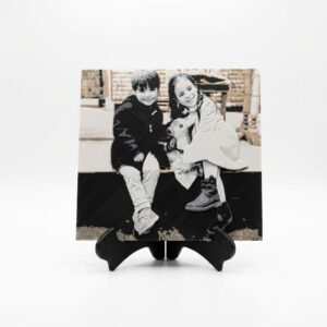 Litofanía personalizada — cuadro de tu foto en relieve, fabricado en 3D